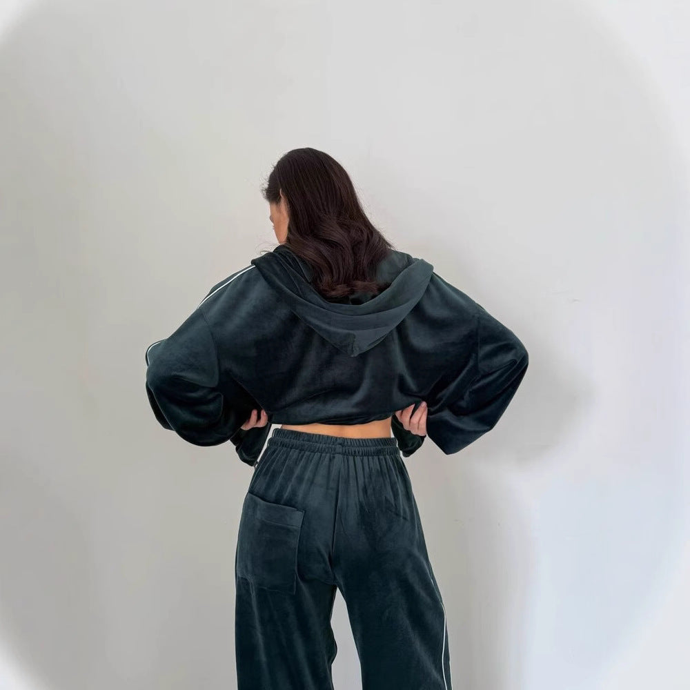 Corvessa - Velvet Co-ord Set For Relaxed Evenings — view 5 of 8