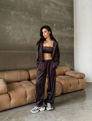 Corvessa - Velvet Co-ord Set For Relaxed Evenings — view 8 of 8