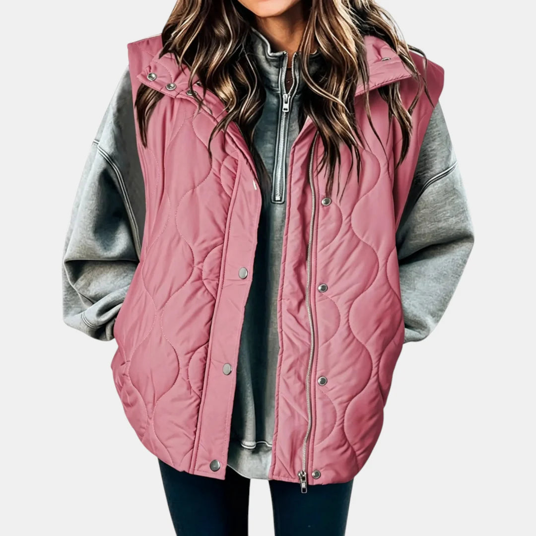 Corvetta - Quilted Zip Vest Everyday Layering — view 10 of 10