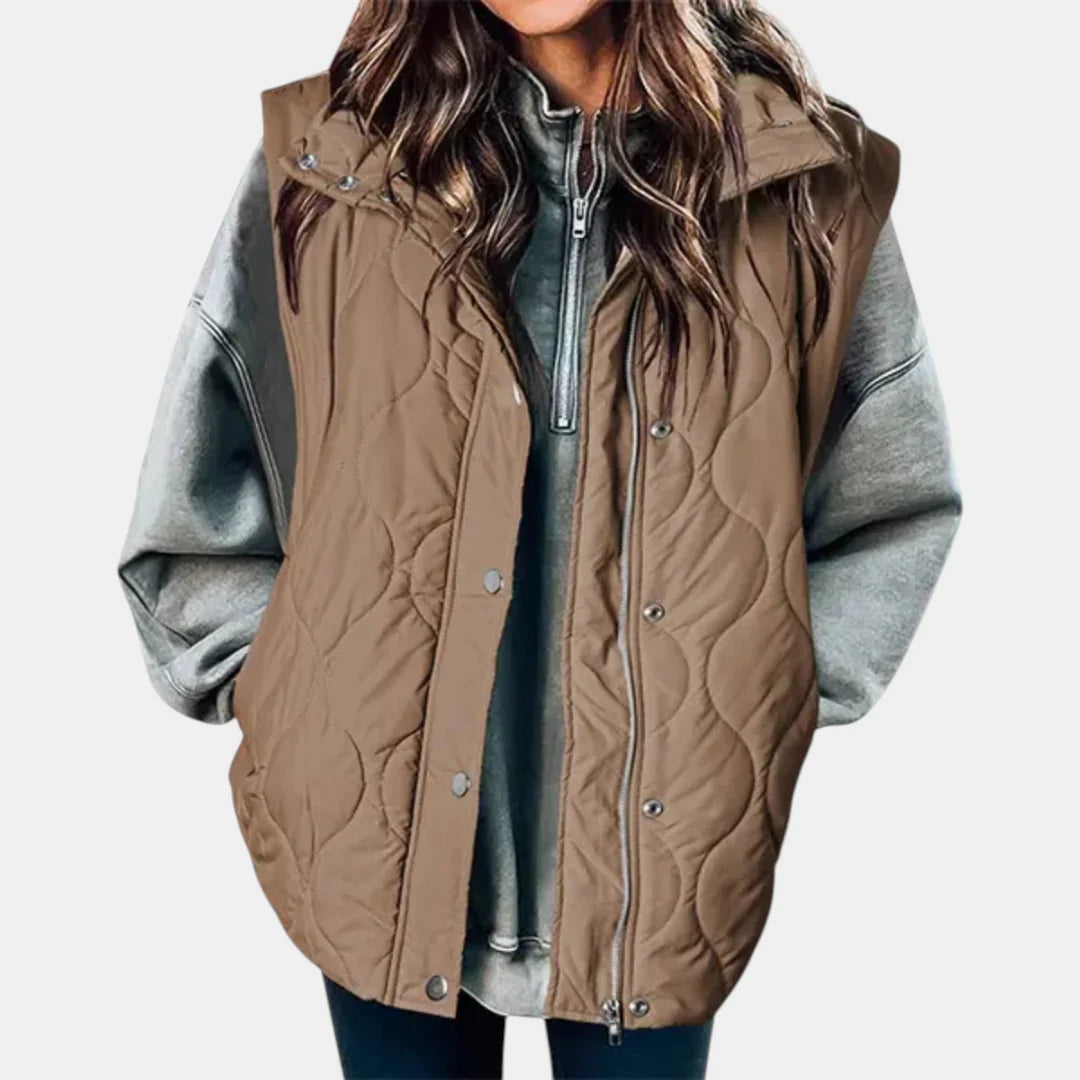 Corvetta - Quilted Zip Vest Everyday Layering — view 2 of 10