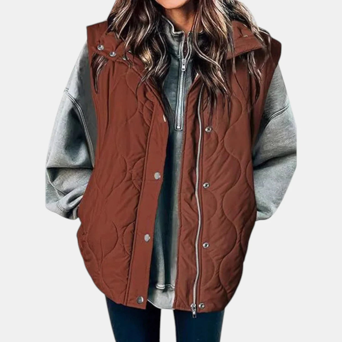 Corvetta - Quilted Zip Vest Everyday Layering — view 3 of 10