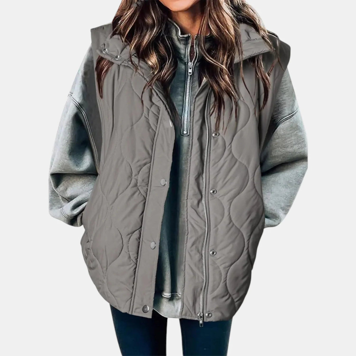 Corvetta - Quilted Zip Vest Everyday Layering — view 6 of 10