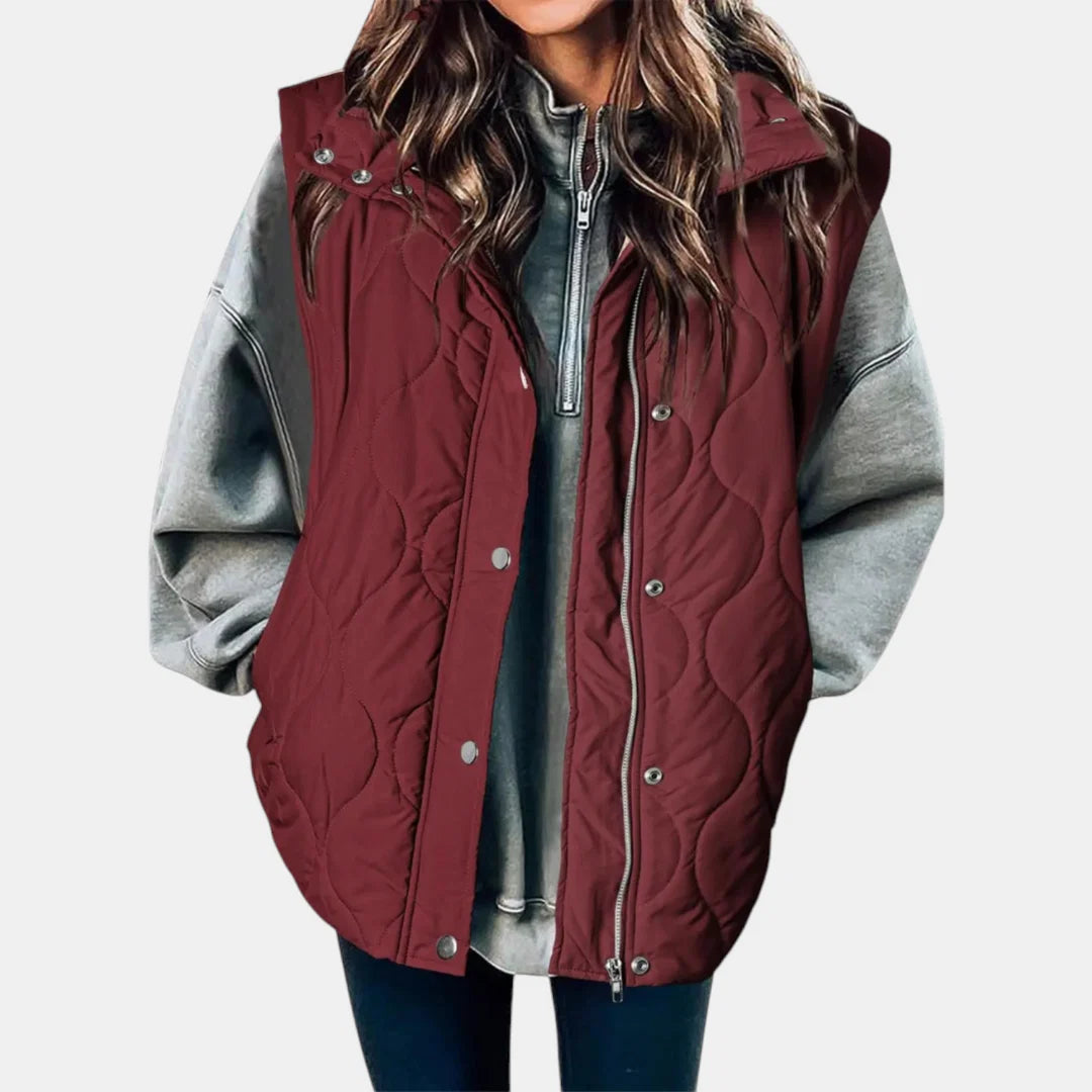 Corvetta - Quilted Zip Vest Everyday Layering — view 7 of 10