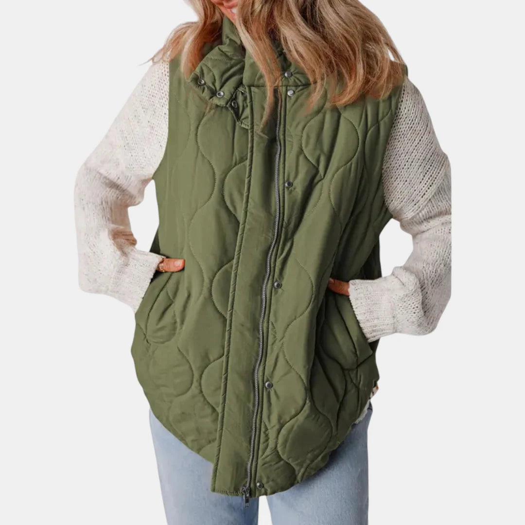 Corvetta - Quilted Zip Vest Everyday Layering — view 8 of 10