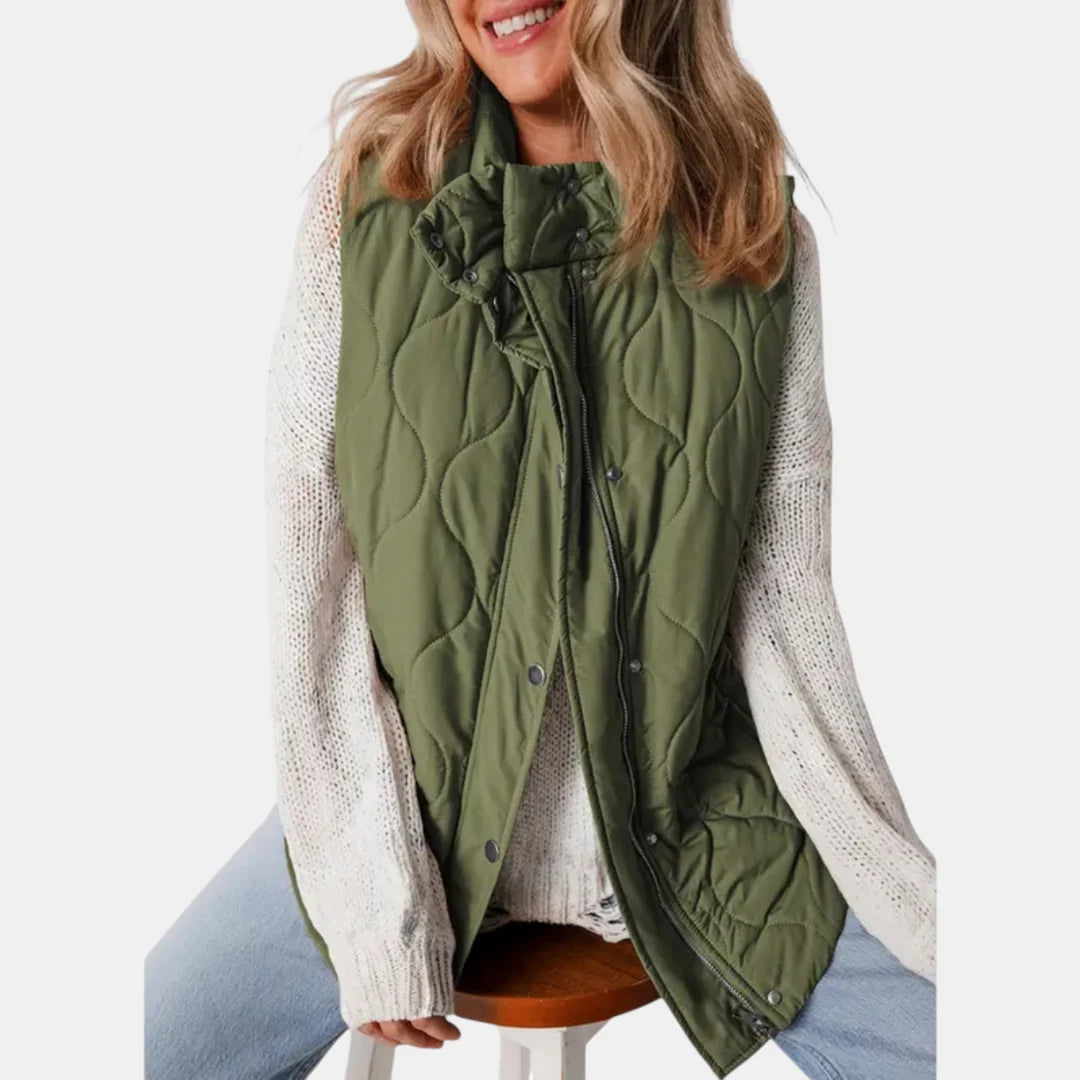 Corvetta - Quilted Zip Vest Everyday Layering — view 9 of 10