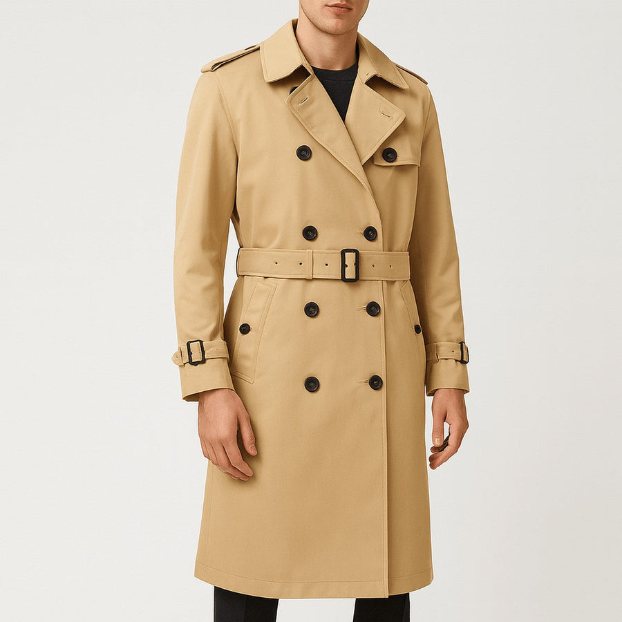 Corviano - Belted Trench Coat Spring Autumn Layering