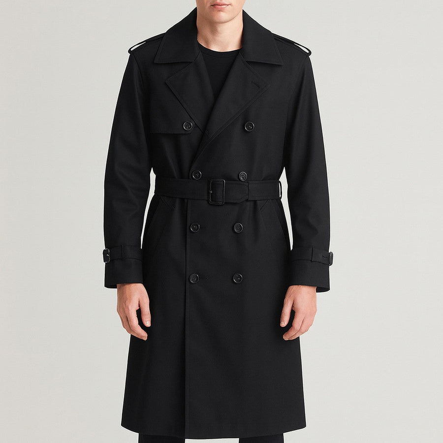 Corviano - Belted Trench Coat Spring Autumn Layering — view 2 of 4