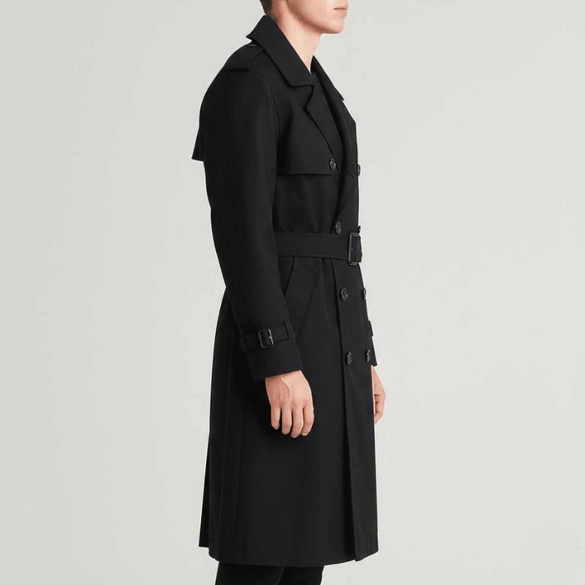 Corviano - Belted Trench Coat Spring Autumn Layering — view 3 of 4