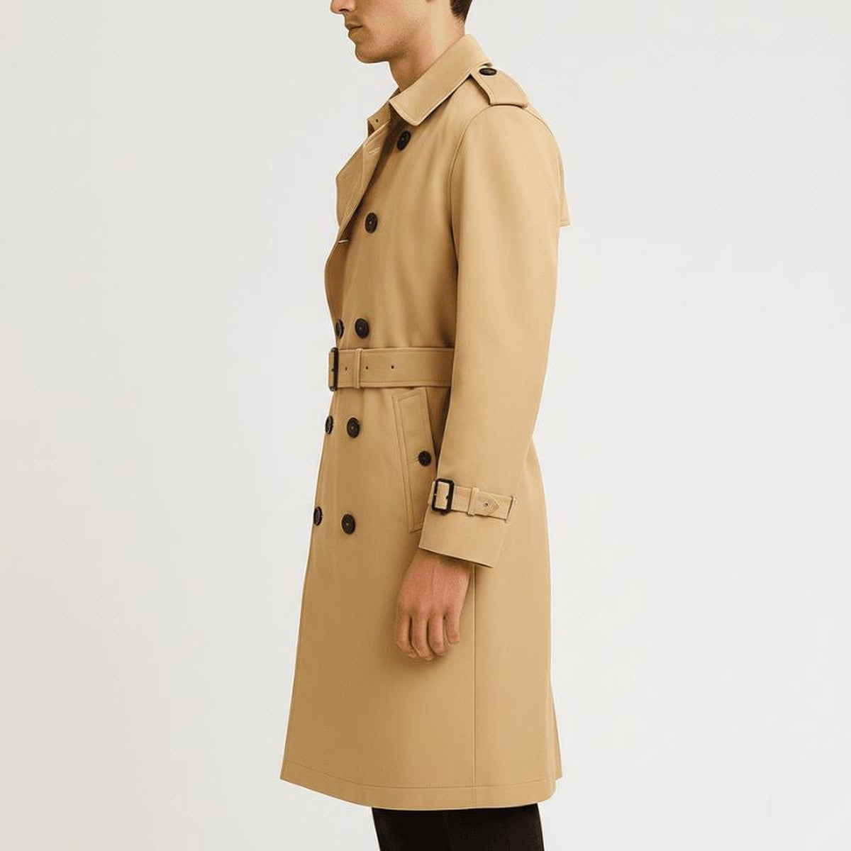 Corviano - Belted Trench Coat Spring Autumn Layering — view 4 of 4