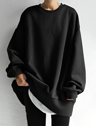 Cosswell - Relaxed Oversized Textured Sweater Everyday Layering — view 2 of 6