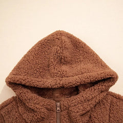 Cozetta - Oversized Teddy Fleece Jacket Cold Weather Wear — view 10 of 10