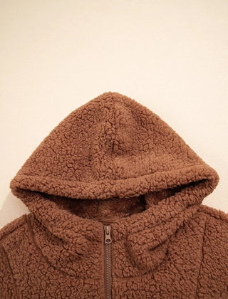 Cozetta - Oversized Teddy Fleece Jacket Cold Weather Wear — view 10 of 10