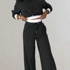 Duetta - Cropped Top And Jogger Set For Everyday Wear