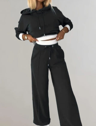 Duetta - Cropped Top And Jogger Set For Everyday Wear