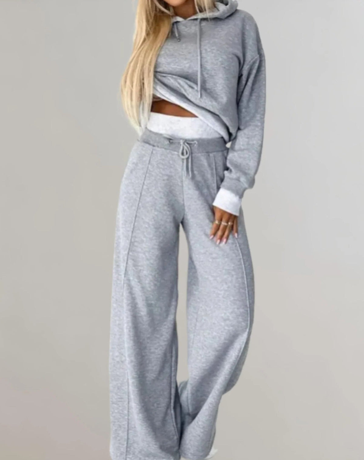 Duetta - Cropped Top And Jogger Set For Everyday Wear — view 3 of 6