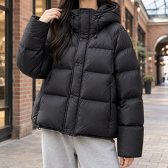 Duvella - Hooded Down Puffer Jacket Cold Weather Wear