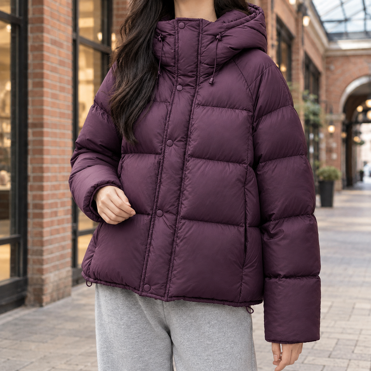 Duvella - Hooded Down Puffer Jacket Cold Weather Wear — view 5 of 5
