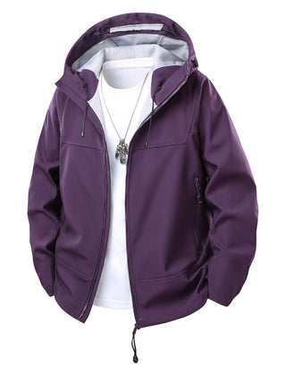 Elowind - Softshell Hooded Jacket Cool Weather Layering — view 7 of 10