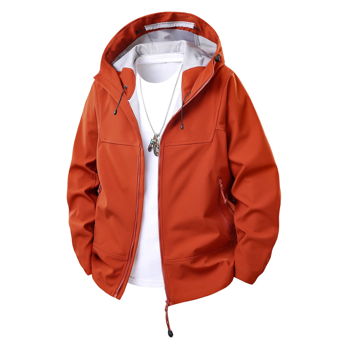 Elowind - Softshell Hooded Jacket Cool Weather Layering — view 9 of 10