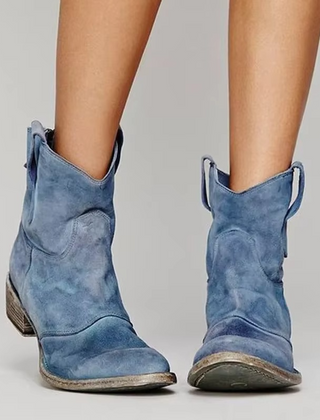 Estarra - Slip-On Ankle Booties For Everyday Wear