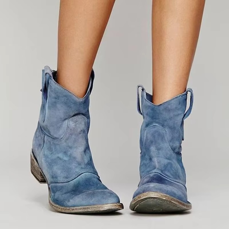 Estarra - Slip-On Ankle Booties For Everyday Wear