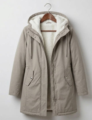 Fenmara - Long-Line Hooded Coat Winter Commuting — view 2 of 10
