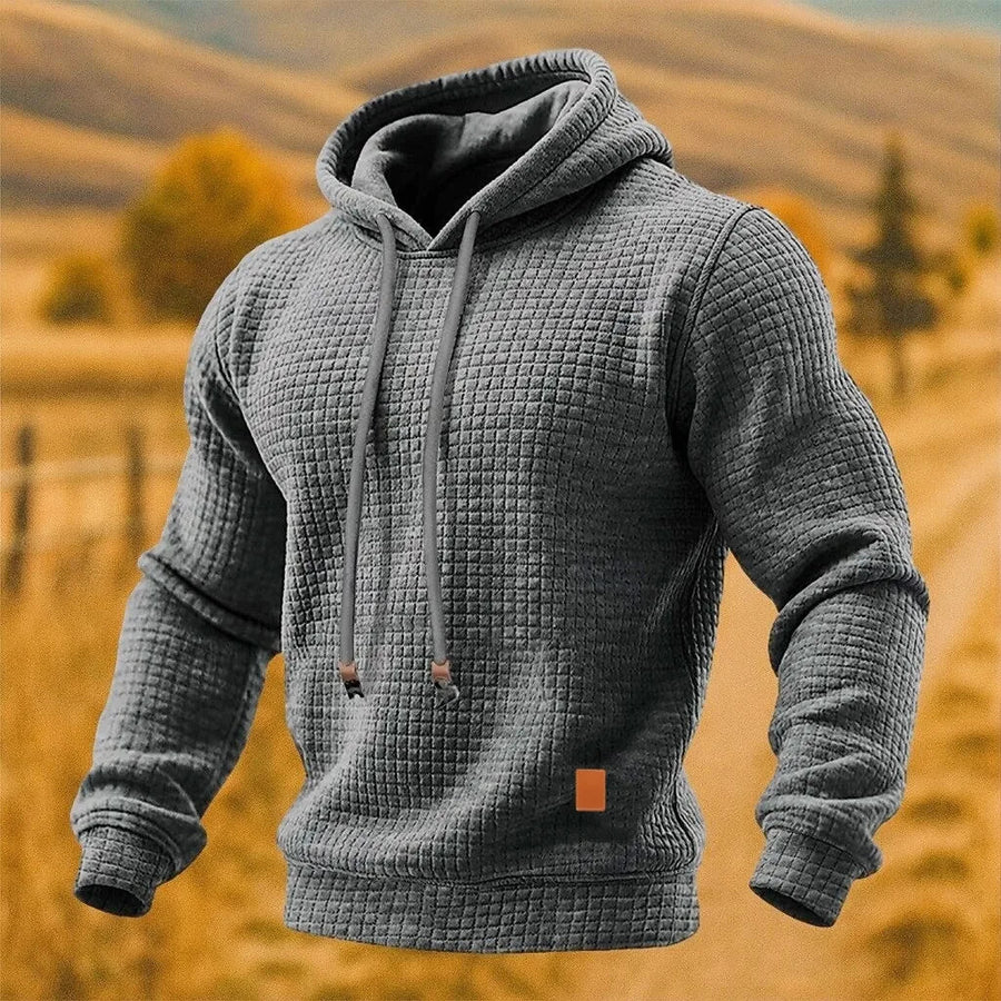 Fenmoor - Textured Pullover Hoodie Cool Weather Everyday Wear — view 2 of 5