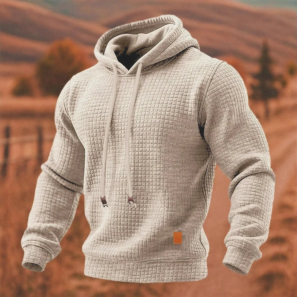 Fenmoor - Textured Pullover Hoodie Cool Weather Everyday Wear — view 3 of 5