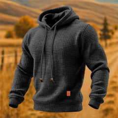 Fenmoor - Textured Pullover Hoodie Cool Weather Everyday Wear — view 4 of 5