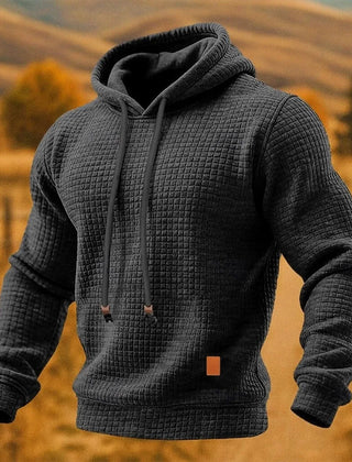 Fenmoor - Textured Pullover Hoodie Cool Weather Everyday Wear — view 4 of 5