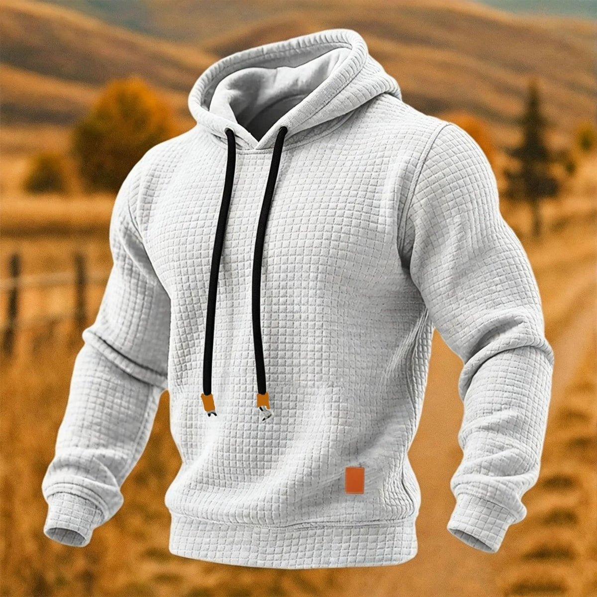 Fenmoor - Textured Pullover Hoodie Cool Weather Everyday Wear — view 5 of 5