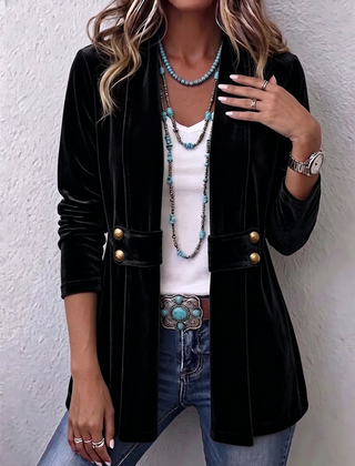 Fenmora - Open Front Jacket Layering Piece For Evenings — view 4 of 8