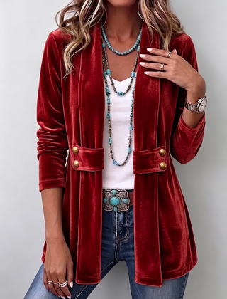 Fenmora - Open Front Jacket Layering Piece For Evenings — view 6 of 8