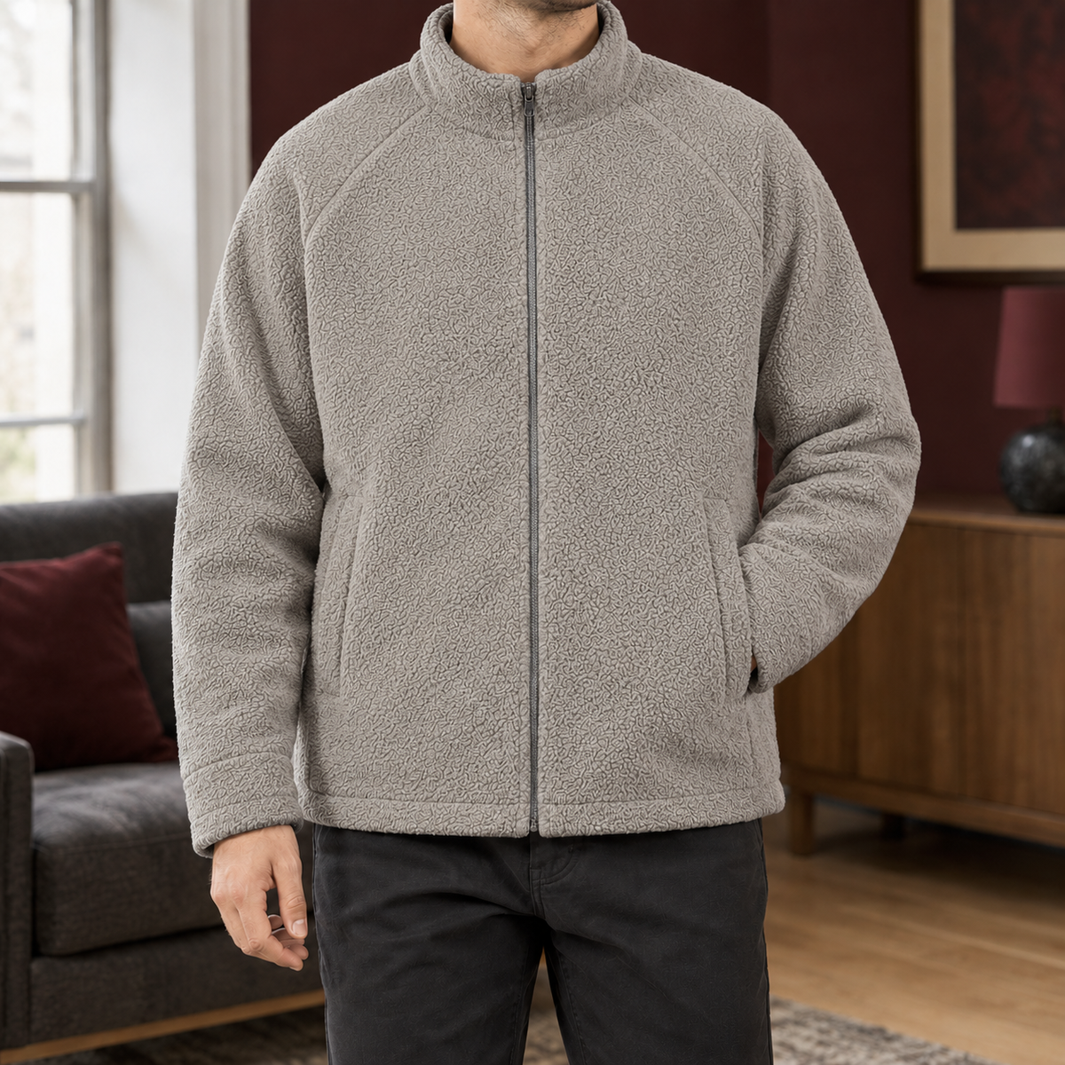 Fenmore - Full Zip Fleece Jacket Cool Weather Layering — view 5 of 5