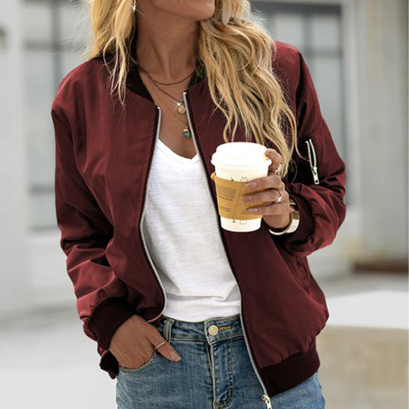 Ferrando - Classic Zip-Up Bomber Jacket Everyday Layering — view 2 of 3