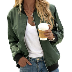 Ferrando - Classic Zip-Up Bomber Jacket Everyday Layering — view 3 of 3