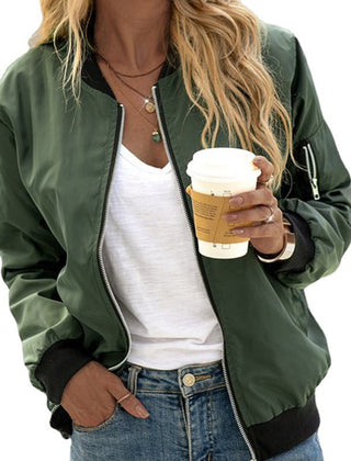 Ferrando - Classic Zip-Up Bomber Jacket Everyday Layering — view 3 of 3