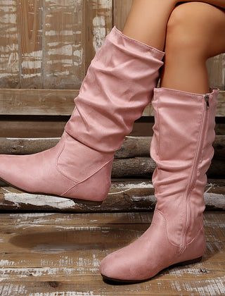 Larenna - Slouched Mid-Calf Boots Casual Everyday Wear — view 6 of 10