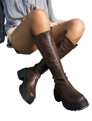 Lucerna - Thick Sole High Leg Boots For Daily Commutes — view 5 of 7