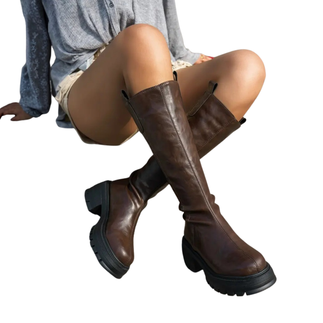 Lucerna - Thick Sole High Leg Boots For Daily Commutes — view 5 of 7