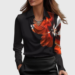 Lumetta - Pleated Neckline Draped Blouse For Versatile Styling — view 6 of 10