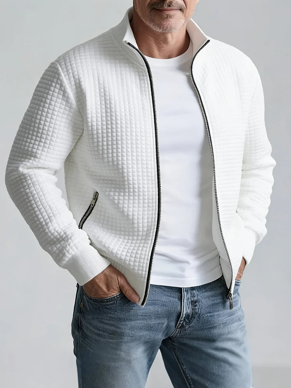 Marchmont - Quilted Stand Collar Jacket Cold Weather Layering
