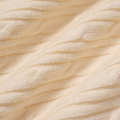 Marlestte - Textured Button Knit Sweater Autumn Winter Wear — view 9 of 9
