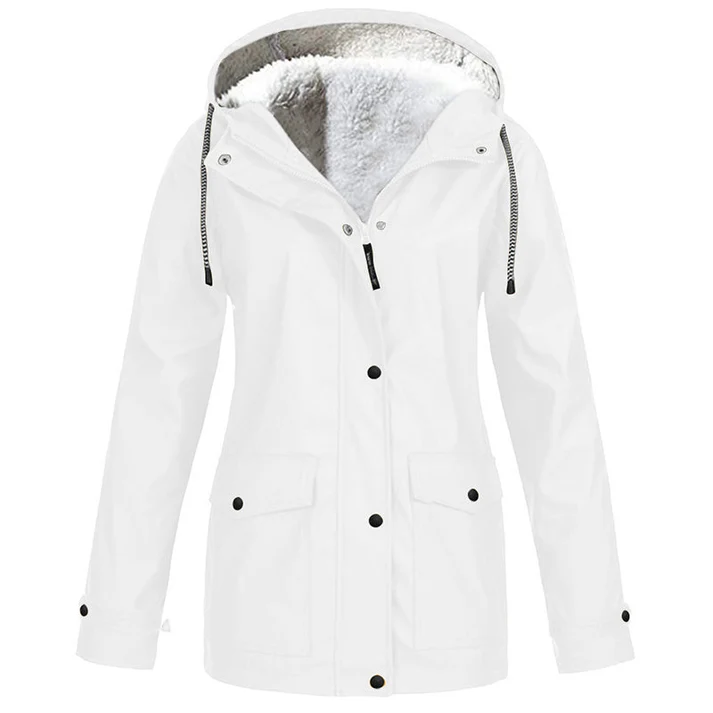 Marleth - Hooded Button Front Jacket Everyday Wear