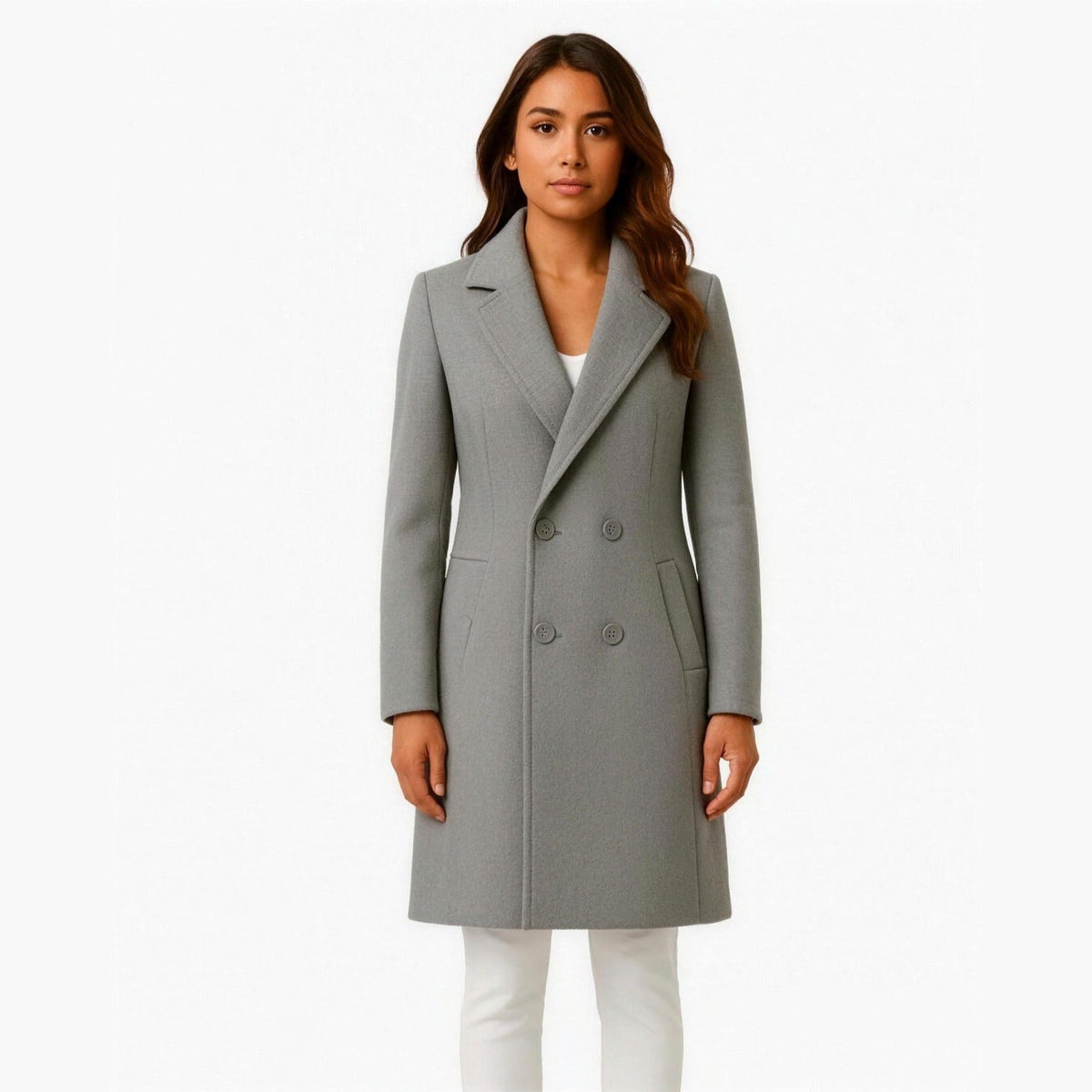 Marlowette - Tailored Double Button Coat Fall Winter Wear
