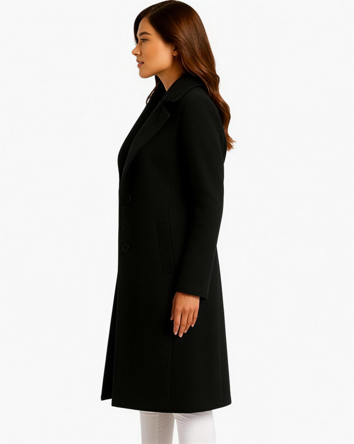Marlowette - Tailored Double Button Coat Fall Winter Wear — view 10 of 10