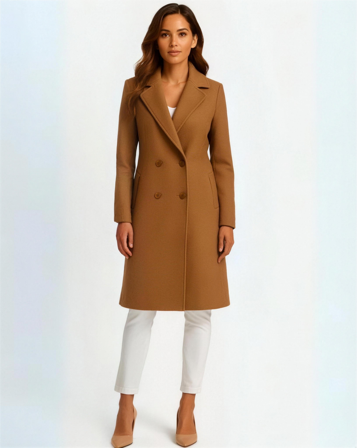 Marlowette - Tailored Double Button Coat Fall Winter Wear — view 7 of 10