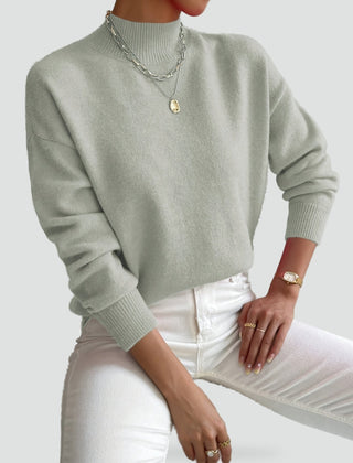 Marlowine - Soft Knit Turtleneck Sweater Winter Wear