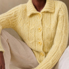 Marlowry - Long Textured Knit Cardigan Autumn Winter Wear — view 2 of 5