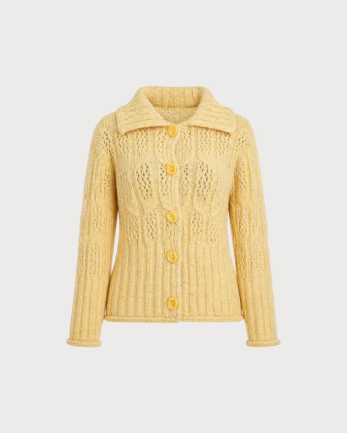 Marlowry - Long Textured Knit Cardigan Autumn Winter Wear — view 3 of 5